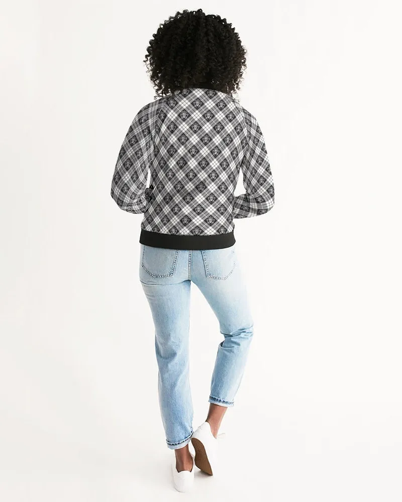 Punk Majesty Tartan Women's Bomber Jacket