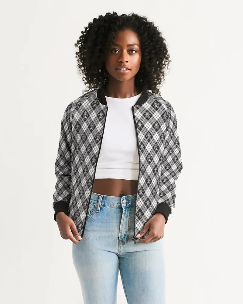 Punk Majesty Tartan Women's Bomber Jacket