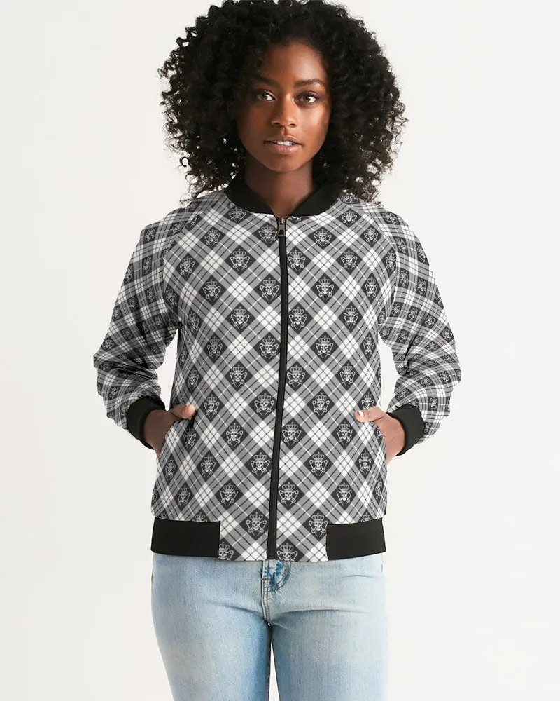 Punk Majesty Tartan Women's Bomber Jacket