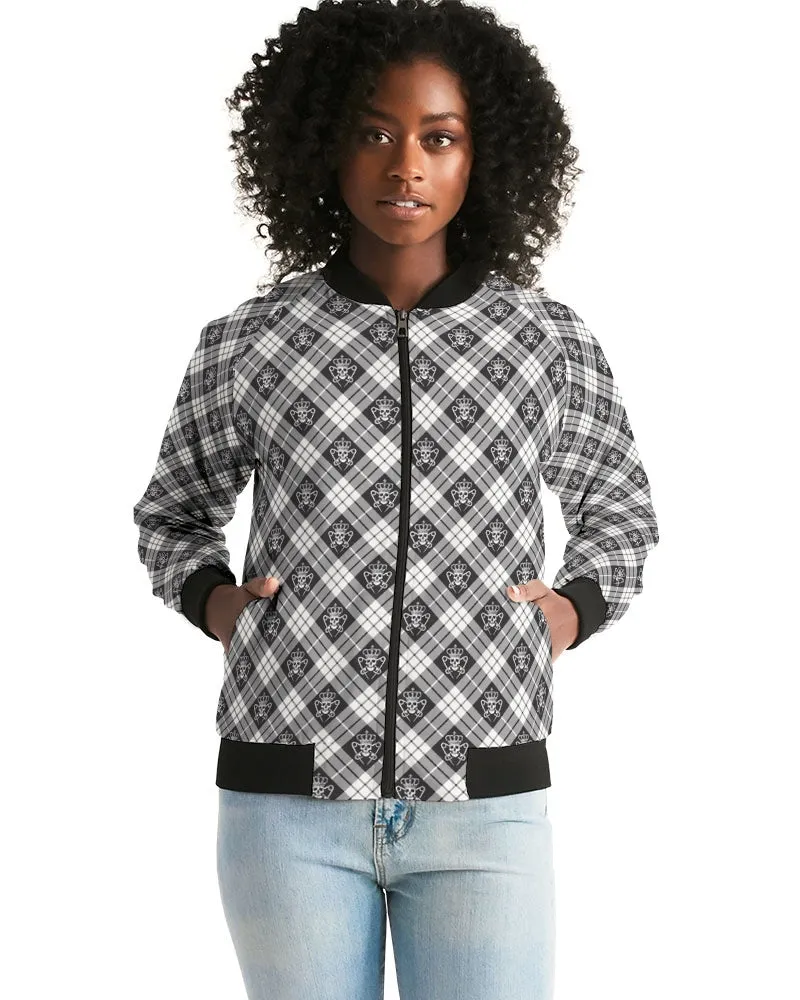 Punk Majesty Tartan Women's Bomber Jacket