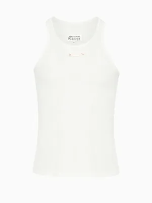Ribbed-knit top