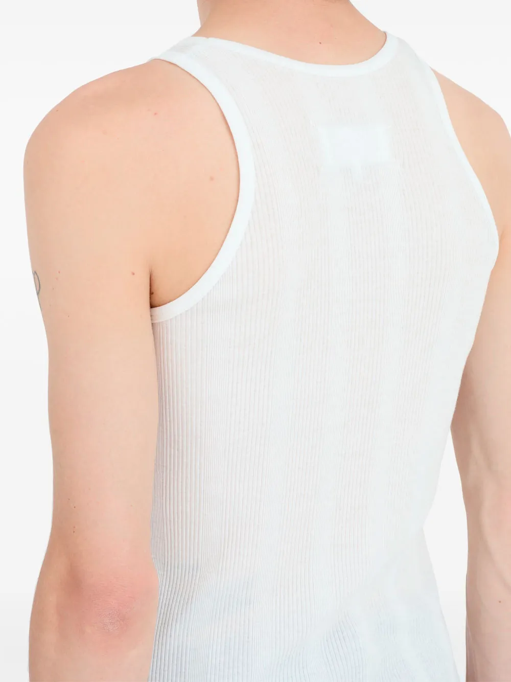 Ribbed-knit top