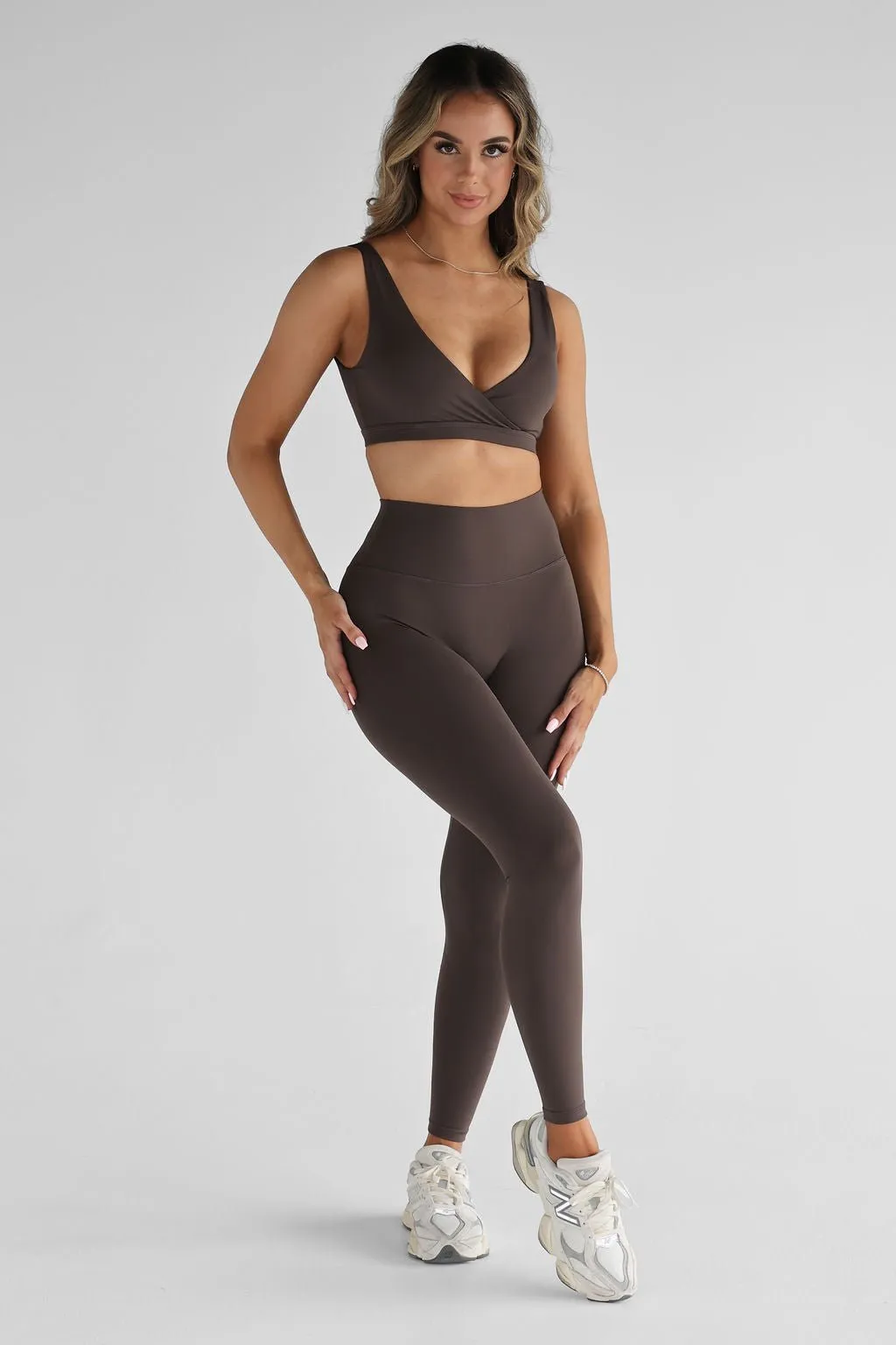 SCULPT Full Length Leggings - Dark Chocolate
