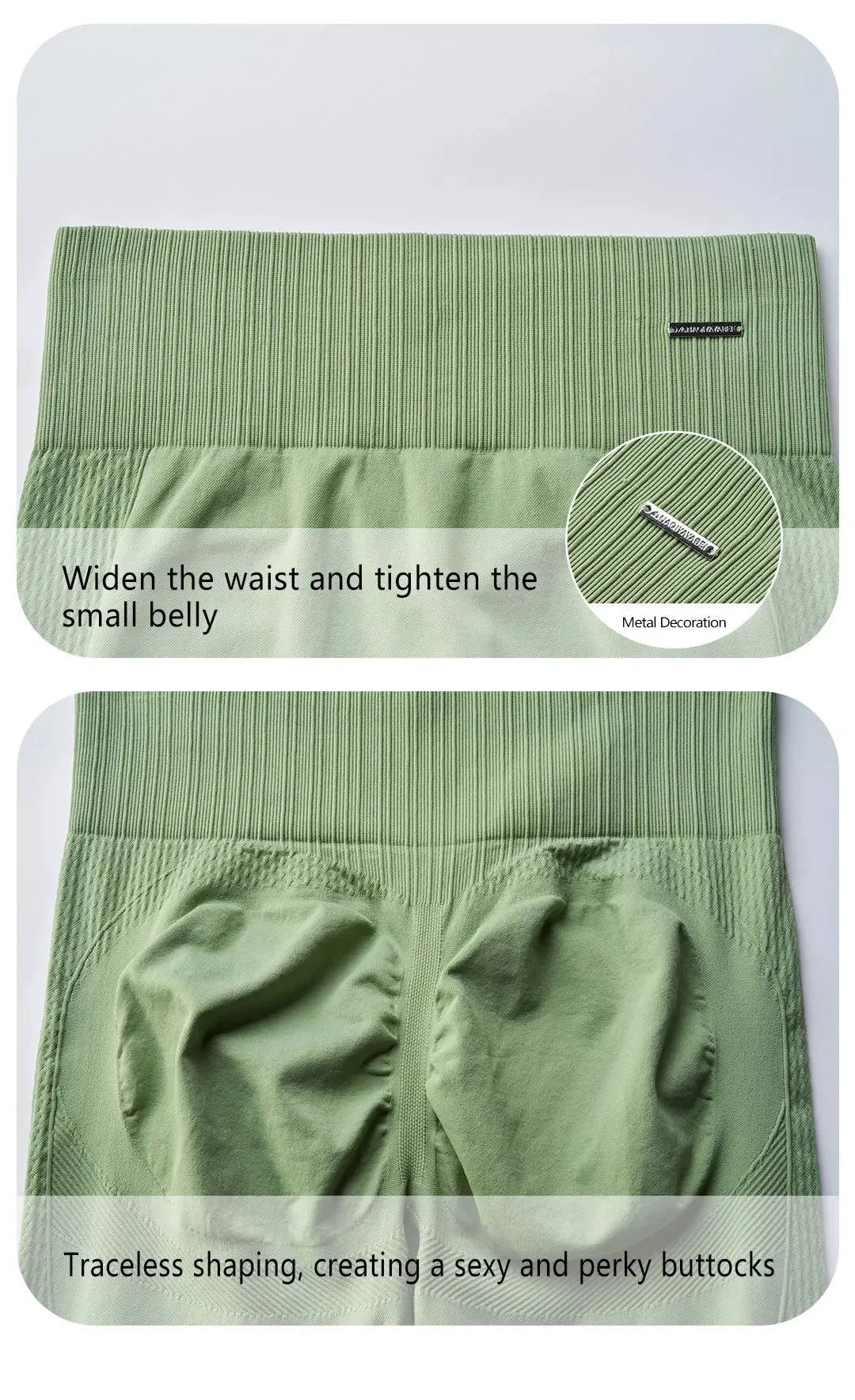 Seamless Yoga Set – High Waisted Leggings & Top Two-Piece Outfit