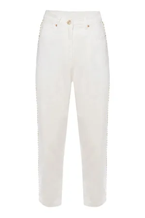 Studded Mom Denim Pants (Final Sale)