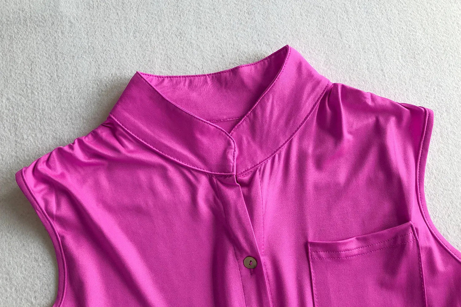 V-Neck Wide Leg Jumpsuit