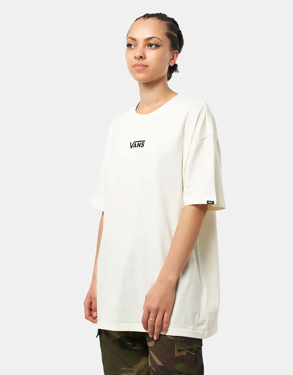 Vans Center Drop Vee T-Shirt - Antique White